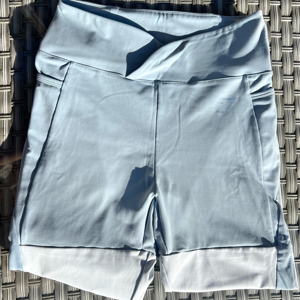 Gymshark Nikki Blackketter Blue Leggings Size Medium